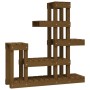 Soporte plantas madera maciza pino marrón miel 92x25x97 cm de vidaXL, Soportes para macetas - Ref: Foro24-822105, Precio: 83,...