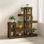 Soporte plantas madera maciza pino marrón miel 92x25x97 cm de vidaXL, Soportes para macetas - Ref: Foro24-822105, Precio: 83,...