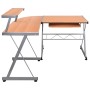 Brown plywood corner desk 132x112x99 cm by vidaXL, Desks - Ref: Foro24-20586, Price: 86,85 €, Discount: %