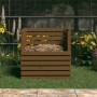 Honey brown solid pine wood composter 80x80x78 cm by vidaXL, Composters - Ref: Foro24-822190, Price: 112,13 €, Discount: %