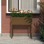 Solid honey brown pine wood planter 78x40x81 cm by vidaXL, Pots and planters - Ref: Foro24-822135, Price: 56,02 €, Discount: %