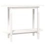 Solid white pine wood console table 110x40x80 cm by vidaXL, Coffee table - Ref: Foro24-822298, Price: 79,99 €, Discount: %