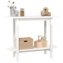 Solid white pine wood console table 110x40x80 cm by vidaXL, Coffee table - Ref: Foro24-822298, Price: 79,99 €, Discount: %