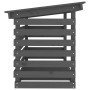 Solid gray pine wood firewood rack 108x73x79 cm by vidaXL, Accessories for bags and firewood holders - Ref: Foro24-822229, Pr...