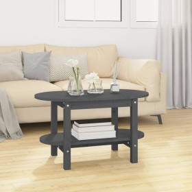 Solid gray pine wood coffee table 80x45x45 cm by vidaXL, Coffee table - Ref: Foro24-822294, Price: 66,27 €, Discount: %