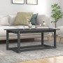 Solid gray pine wood coffee table 110x55x45 cm by vidaXL, Coffee table - Ref: Foro24-822169, Price: 76,99 €, Discount: %