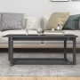 Solid gray pine wood coffee table 110x55x45 cm by vidaXL, Coffee table - Ref: Foro24-822169, Price: 76,99 €, Discount: %