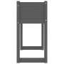 Solid gray pine wood planter 78x40x81 cm by vidaXL, Pots and planters - Ref: Foro24-822134, Price: 63,99 €, Discount: %