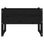 Solid black pine wood planter 78x40x52 cm by vidaXL, Pots and planters - Ref: Foro24-822121, Price: 72,01 €, Discount: %