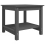 Solid gray pine wood coffee table 50x50x45 cm by vidaXL, Coffee table - Ref: Foro24-822279, Price: 43,43 €, Discount: %