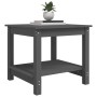 Solid gray pine wood coffee table 50x50x45 cm by vidaXL, Coffee table - Ref: Foro24-822279, Price: 43,43 €, Discount: %