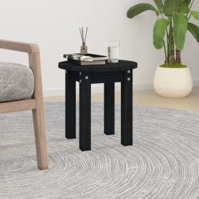 Solid black pine wood coffee table Ø35x35 cm by vidaXL, Coffee table - Ref: Foro24-822341, Price: 28,99 €, Discount: %