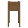 Planter 2 units solid pine wood honey brown 40x40x81 cm by vidaXL, Pots and planters - Ref: Foro24-822129, Price: 75,99 €, Di...