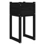 Jardinera madera maciza de pino negro 40x40x81 cm de vidaXL, Maceteros y jardineras - Ref: Foro24-822130, Precio: 44,39 €, De...