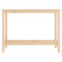 Mesa consola madera maciza de pino 110x40x80 cm de vidaXL, Mesas auxiliares - Ref: Foro24-822282, Precio: 69,93 €, Descuento: %