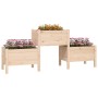 Jardinera de madera de pino maciza 178,5x44x75 cm de vidaXL, Maceteros y jardineras - Ref: Foro24-822247, Precio: 107,21 €, D...