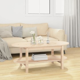 Mesa de centro de madera maciza de pino 110x55x45 cm de vidaXL, Mesas de centro - Ref: Foro24-822287, Precio: 99,72 €, Descue...