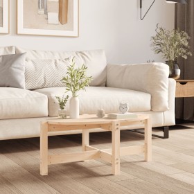 Solid pine wood coffee table 87x48x35 cm by vidaXL, Coffee table - Ref: Foro24-822322, Price: 44,99 €, Discount: %