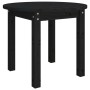 Mesa de centro de madera maciza de pino negro Ø 55x45 cm de vidaXL, Mesas de centro - Ref: Foro24-822331, Precio: 44,67 €, De...