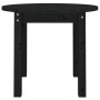 Mesa de centro de madera maciza de pino negro Ø 55x45 cm de vidaXL, Mesas de centro - Ref: Foro24-822331, Precio: 44,67 €, De...