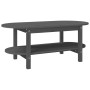 Mesa de centro de madera maciza de pino gris 110x55x45 cm de vidaXL, Mesas de centro - Ref: Foro24-822289, Precio: 93,99 €, D...