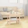 Solid pine wood coffee table 80x45x45 cm by vidaXL, Coffee table - Ref: Foro24-822292, Price: 64,35 €, Discount: %