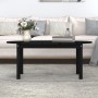 Couchtisch aus massivem schwarzem Kiefernholz, 110 x 55 x 45 cm von vidaXL, Couchtisch - Ref: Foro24-822346, Preis: 69,99 €, ...