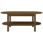 Mesa de centro madera maciza de pino marrón miel 110x55x45 cm de vidaXL, Mesas de centro - Ref: Foro24-822290, Precio: 110,56...