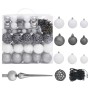 Pre-lit Christmas tree with lights and balls black 240 cm by vidaXL, Christmas trees - Ref: Foro24-3077678, Price: 103,30 €, ...