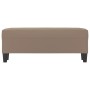 Taupe gray microfiber fabric bench 100x35x41 cm by vidaXL, Banks - Ref: Foro24-349465, Price: 61,21 €, Discount: %