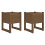 Planter 2 pcs solid honey brown pine wood 40x40x52.5 cm by vidaXL, Pots and planters - Ref: Foro24-822114, Price: 68,17 €, Di...