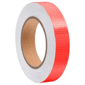 Red PVC reflective adhesive tape 2.5 cm x 20 m by vidaXL, Road and traffic signs - Ref: Foro24-153111, Price: 11,99 €, Discou...