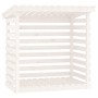 Solid white pine wood firewood rack 108x73x108 cm by vidaXL, Accessories for bags and firewood holders - Ref: Foro24-822223, ...