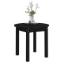 Mesa de centro madera maciza de pino negro Ø 45x40 cm de vidaXL, Mesas de centro - Ref: Foro24-822336, Precio: 35,80 €, Descu...