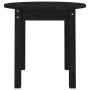 Mesa de centro madera maciza de pino negro Ø 45x40 cm de vidaXL, Mesas de centro - Ref: Foro24-822336, Precio: 35,80 €, Descu...