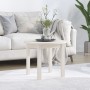 Solid white pine wood coffee table Ø 55x45 cm by vidaXL, Coffee table - Ref: Foro24-822328, Price: 44,99 €, Discount: %