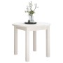 Mesa de centro de madera maciza de pino blanco Ø 55x45 cm de vidaXL, Mesas de centro - Ref: Foro24-822328, Precio: 44,67 €, D...