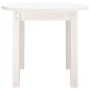 Mesa de centro de madera maciza de pino blanco Ø 55x45 cm de vidaXL, Mesas de centro - Ref: Foro24-822328, Precio: 44,67 €, D...