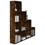 Smoked oak color shelf 155x24x160 cm by vidaXL, Bookcases and shelves - Ref: Foro24-815360, Price: 74,19 €, Discount: %