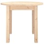 Mesa de centro de madera maciza de pino Ø 55x45 cm de vidaXL, Mesas de centro - Ref: Foro24-822327, Precio: 45,16 €, Descuent...