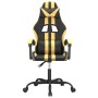 Gaming-Drehstuhl Kunstleder schwarz und gold von vidaXL, Gaming-Stühle - Ref: Foro24-349521, Preis: 122,21 €, Rabatt: %