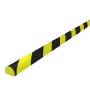 Corner protector PU yellow and black 4x3x100 cm by vidaXL, Parking signs and fords - Ref: Foro24-153094, Price: 19,21 €, Disc...