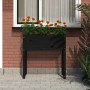 Solid black pine wood planter 78x40x81 cm by vidaXL, Pots and planters - Ref: Foro24-822136, Price: 77,79 €, Discount: %