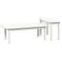 Set of 2 solid white pine wood coffee tables by vidaXL, Coffee table - Ref: Foro24-822363, Price: 86,42 €, Discount: %