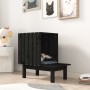 Solid black pine wood cat house 60x36x60 cm by vidaXL, Cat furniture - Ref: Foro24-822456, Price: 58,26 €, Discount: %