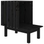 Solid black pine wood cat house 60x36x60 cm by vidaXL, Cat furniture - Ref: Foro24-822456, Price: 58,26 €, Discount: %