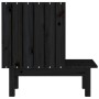 Solid black pine wood cat house 60x36x60 cm by vidaXL, Cat furniture - Ref: Foro24-822456, Price: 58,26 €, Discount: %