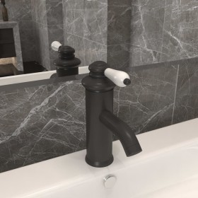 Grifo para lavabo de baño gris 130x180 mm de vidaXL, Grifos - Ref: Foro24-149073, Precio: 29,99 €, Descuento: %