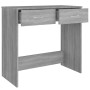 Sonoma grauer Sperrholz-Schreibtisch 80x40x75 cm von vidaXL, Schreibtische - Ref: Foro24-815475, Preis: 57,99 €, Rabatt: %