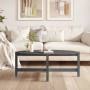 Solid gray pine wood coffee table 118x63x45 cm by vidaXL, Coffee table - Ref: Foro24-822319, Price: 53,72 €, Discount: %